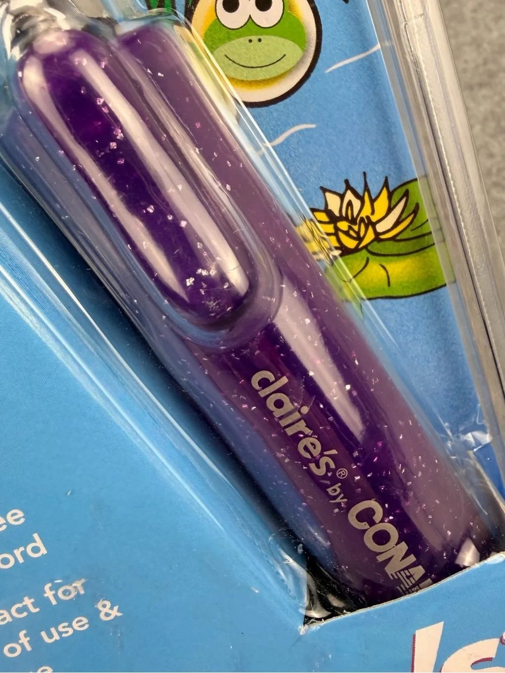 Claire’s by Conair Mini Spiral Iron‎ 5/8” Curling Iron Purple CD55RBCCB NEW